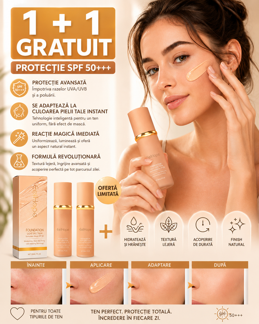 1 + 1 GRATUIT! Fond de Ten 4 în 1 Biomimetic SPF 50
