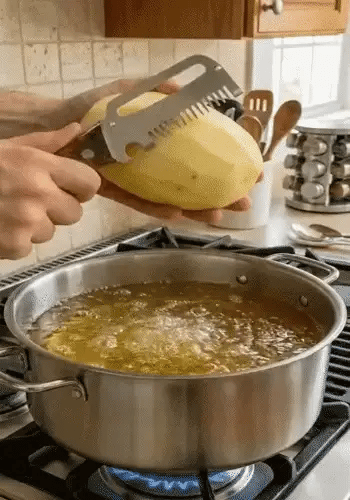 🔪 Răzătoare Multifuncțională 3 în 1 - Taie, Feliază și Rade Rapid ✨🍅